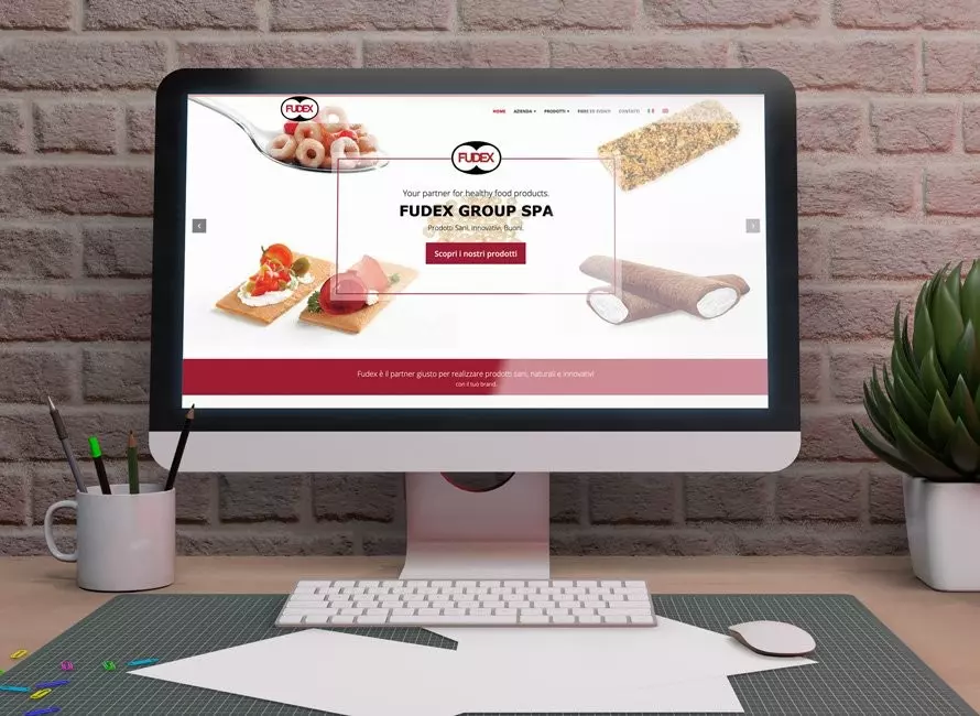 Fudex.com: Realizzazione sito Web aziendale industria alimentare