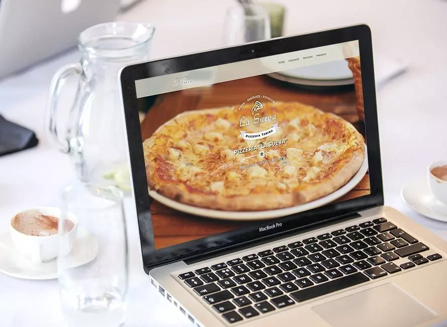 PizzeriaLaSueva.it: Realizzazione sito Web per Pizzeria a Torino